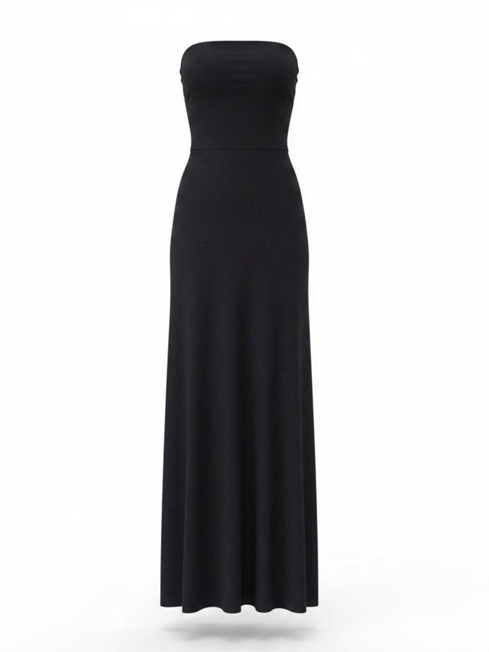 Mudd Black Strapless Maxi Dress